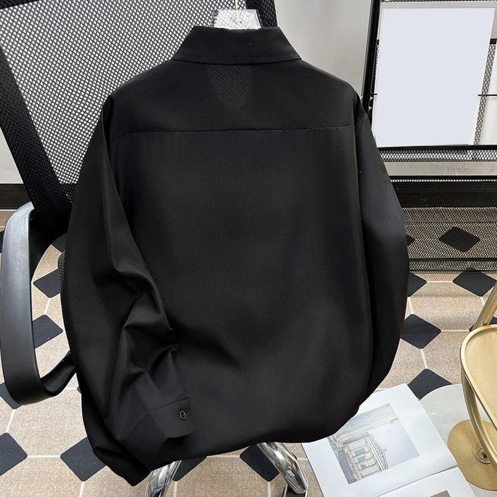 Casual Outing Loose Shirt Long Sleeve Casual Shirt Long Sleeves Casual Wear Lapel Collar Slight Stretch Fabric
Casual Outing Loose Shirt Long Sleeve Casual Shirt Long Sleeves Casual Wear Lapel Collar Slight Stretch Fabric