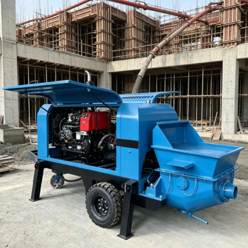 Customized Trailer Mounted Concrete Pump for Sale with High Output up to 40m³/h Diesel Concrete Pump
Customized Trailer Mounted Concrete Pump for Sale with High Output up to 40m³/h Diesel Concrete Pump