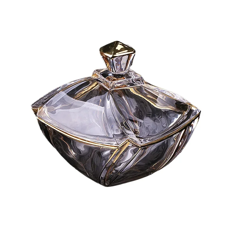 *Light luxury creative crystal glass candy jar, home exquisite with lid storage, sugar cube, coffee storage jar ornament
*Light luxury creative crystal glass candy jar, home exquisite with lid storage, sugar cube, coffee storage jar ornament