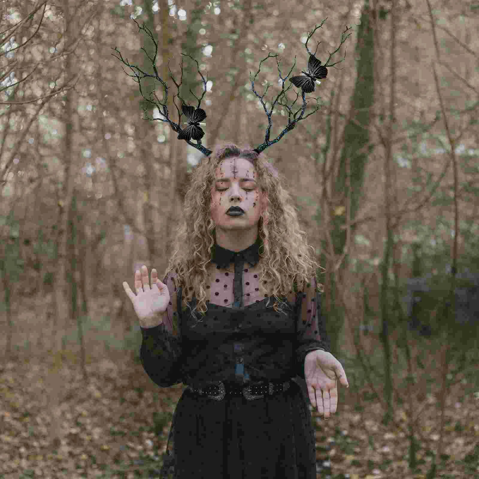 Halloween Antler Headband Branch Shape Headdress Hair Bands for Women Girls Ladies Cosplay Party Accessories Silicone
Halloween Antler Headband Branch Shape Headdress Hair Bands for Women Girls Ladies Cosplay Party Accessories Silicone