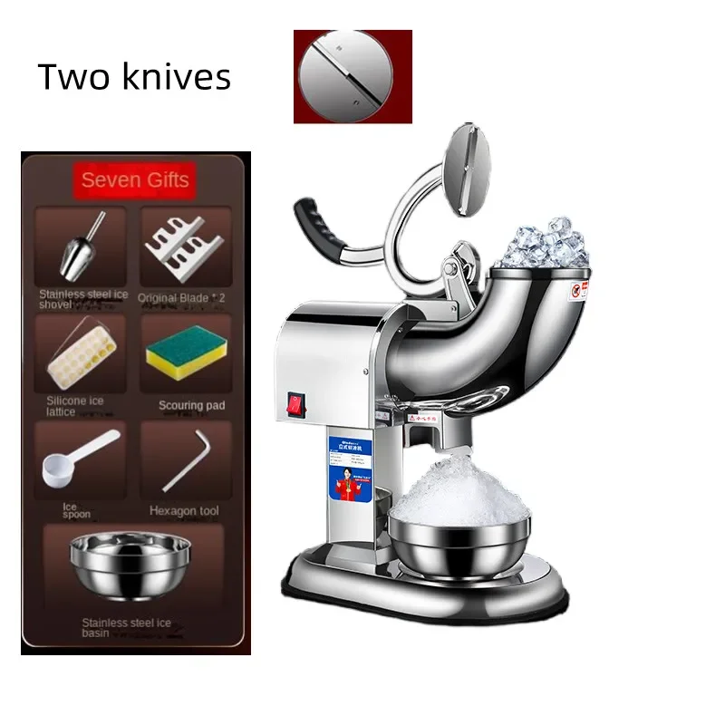 Electromechanical Ice Crusher Commercial Milk Tea Shop Stalls Large Continuous Ice Machine Shaver Slush Icebreaker
Electromechanical Ice Crusher Commercial Milk Tea Shop Stalls Large Continuous Ice Machine Shaver Slush Icebreaker