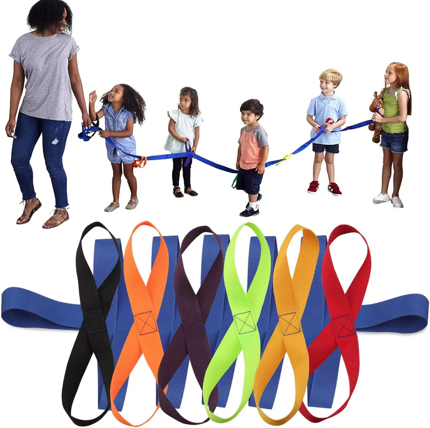 12-Color Handle Walking Rope for Kids, Outdoor Safety Line for Preschool & Kindergarten, Blue
12-Color Handle Walking Rope for Kids, Outdoor Safety Line for Preschool & Kindergarten, Blue