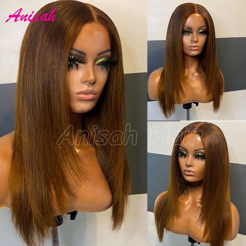 Reddish Brown Lace Front Human Hair Wigs for Women Pre Plucked Straight 13x4 13x6 HD Transparent Human Hair Lace Frontal Wig
Reddish Brown Lace Front Human Hair Wigs for Women Pre Plucked Straight 13x4 13x6 HD Transparent Human Hair Lace Frontal Wig