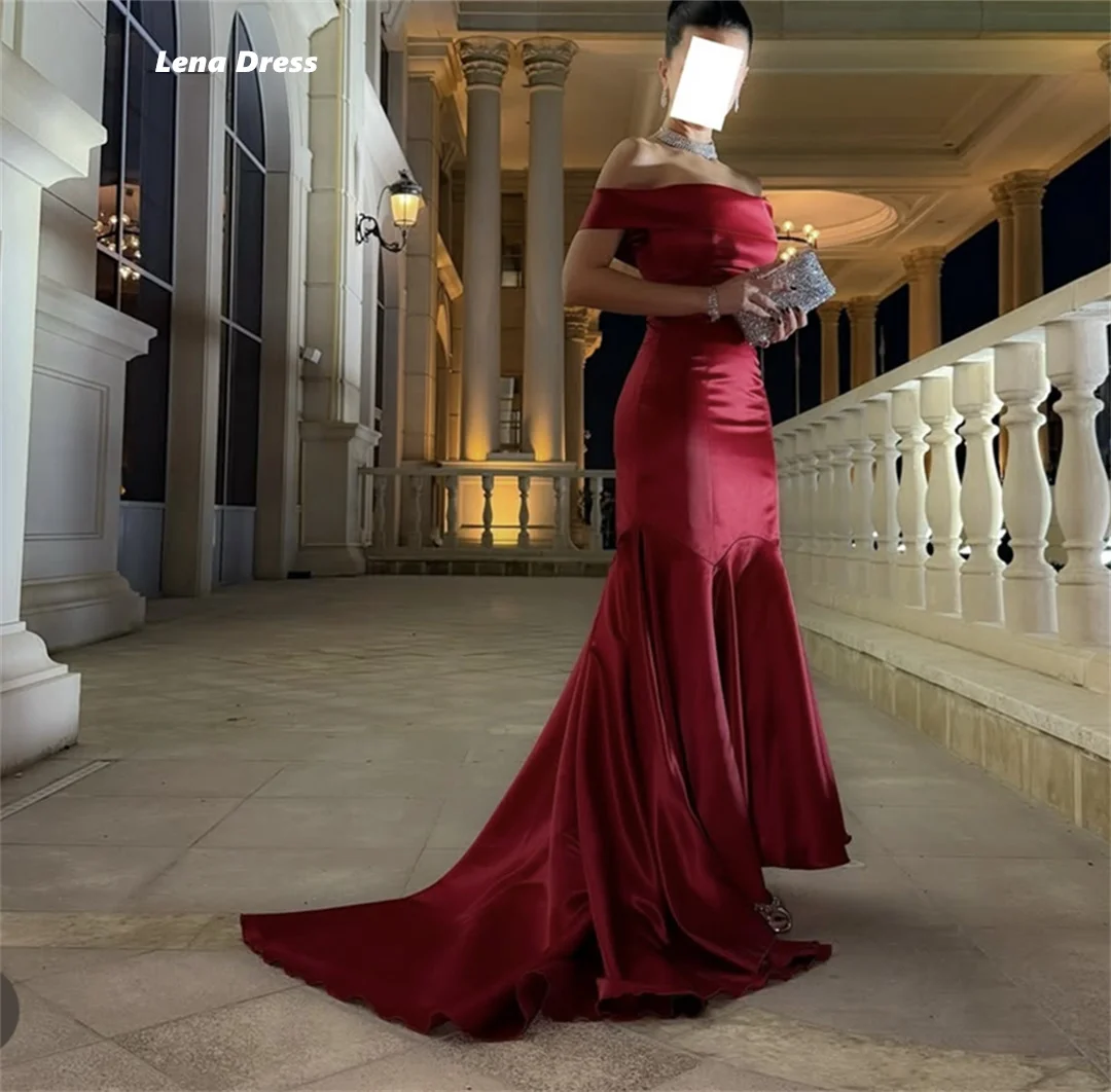 Lena Luxury Prom Dresses 2025 Woman Luxury Off-shoulder Robe Soiree Satin Cloth Custom Made Wedding Party Dress Mermaid Evening
Lena Luxury Prom Dresses 2025 Woman Luxury Off-shoulder Robe Soiree Satin Cloth Custom Made Wedding Party Dress Mermaid Evening
