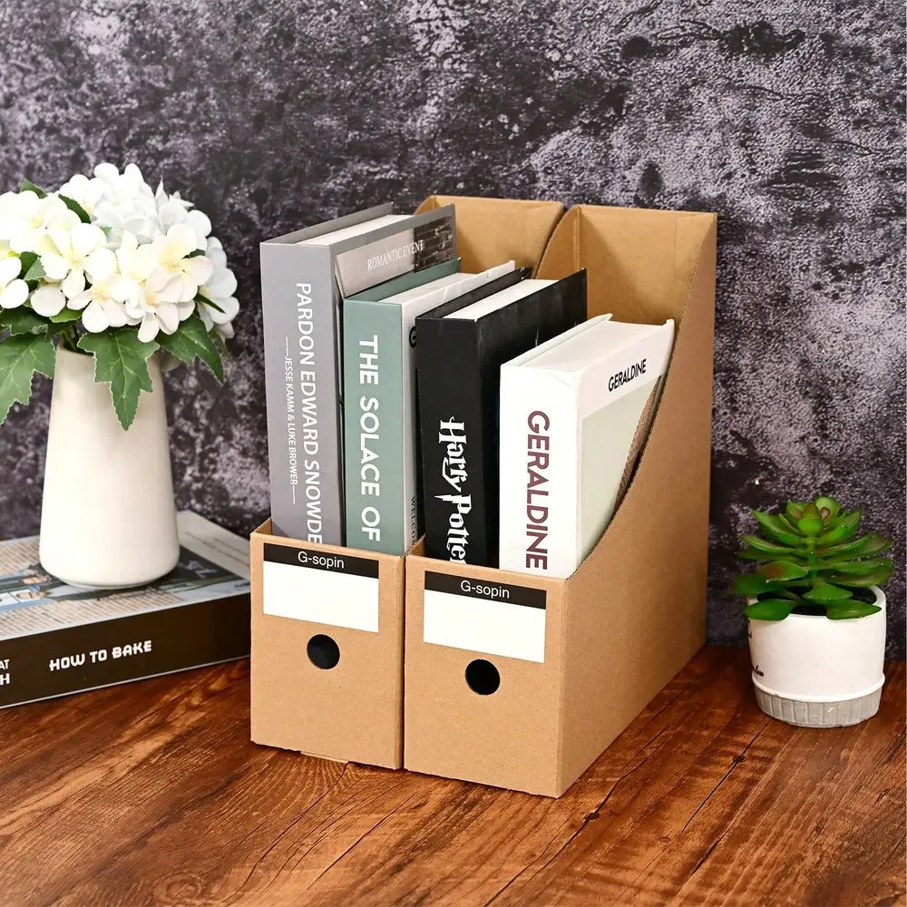 12Pcs Cardboard Magazine File Holders Magazine Book Bin Box With Label Sticker Paper Organizer Storage Folder For Desk Shelves
12Pcs Cardboard Magazine File Holders Magazine Book Bin Box With Label Sticker Paper Organizer Storage Folder For Desk Shelves