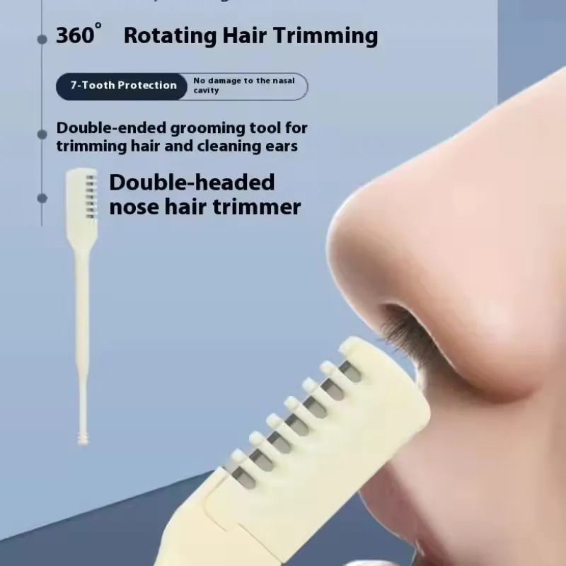 New 5/10Pcs 360°Rotating Nose Hair Trimmer (Manual) Unisex Nose Hair Trimmer +Eyebrow Thinning And Trimming 2-in-1 Tool
New 5/10Pcs 360°Rotating Nose Hair Trimmer (Manual) Unisex Nose Hair Trimmer +Eyebrow Thinning And Trimming 2-in-1 Tool