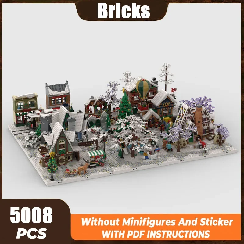 Moc Building Bricks StreetWinter Christmas Town - Complete SetTechnology Modular Blocks Holiday Gifts Toys For Children DIY Sets
Moc Building Bricks StreetWinter Christmas Town - Complete SetTechnology Modular Blocks Holiday Gifts Toys For Children DIY Sets