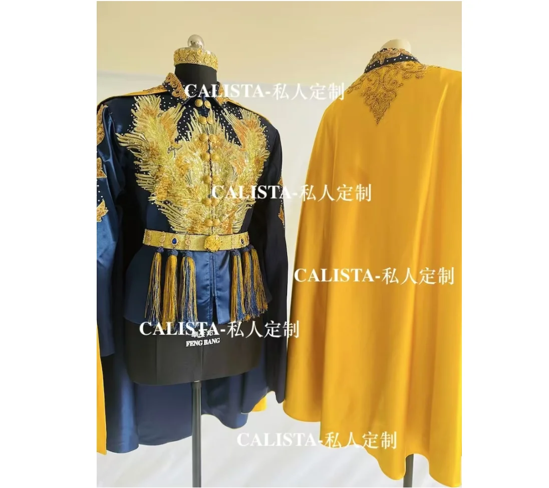 Prince male variation ballet dress private custom light apricot color diamond European palace flower pattern competition dress
Prince male variation ballet dress private custom light apricot color diamond European palace flower pattern competition dress