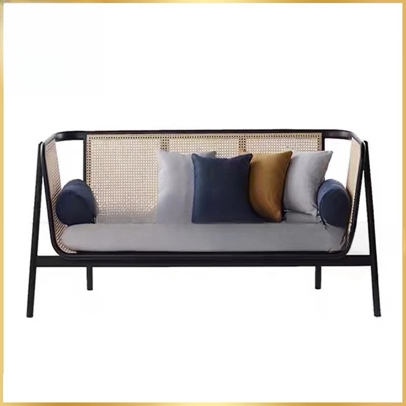 High-end boutique hotel suite furniture U-shaped leisure solid wood rattan creative double sofa engineering furniture
High-end boutique hotel suite furniture U-shaped leisure solid wood rattan creative double sofa engineering furniture