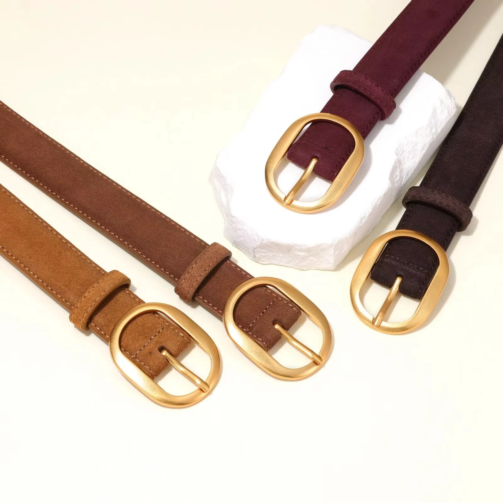 `Luxury Suede Leather Belt for Women Fashion Pin Buckle Adjustable Multi-Functional Casual Waist Strap`
`Luxury Suede Leather Belt for Women Fashion Pin Buckle Adjustable Multi-Functional Casual Waist Strap`