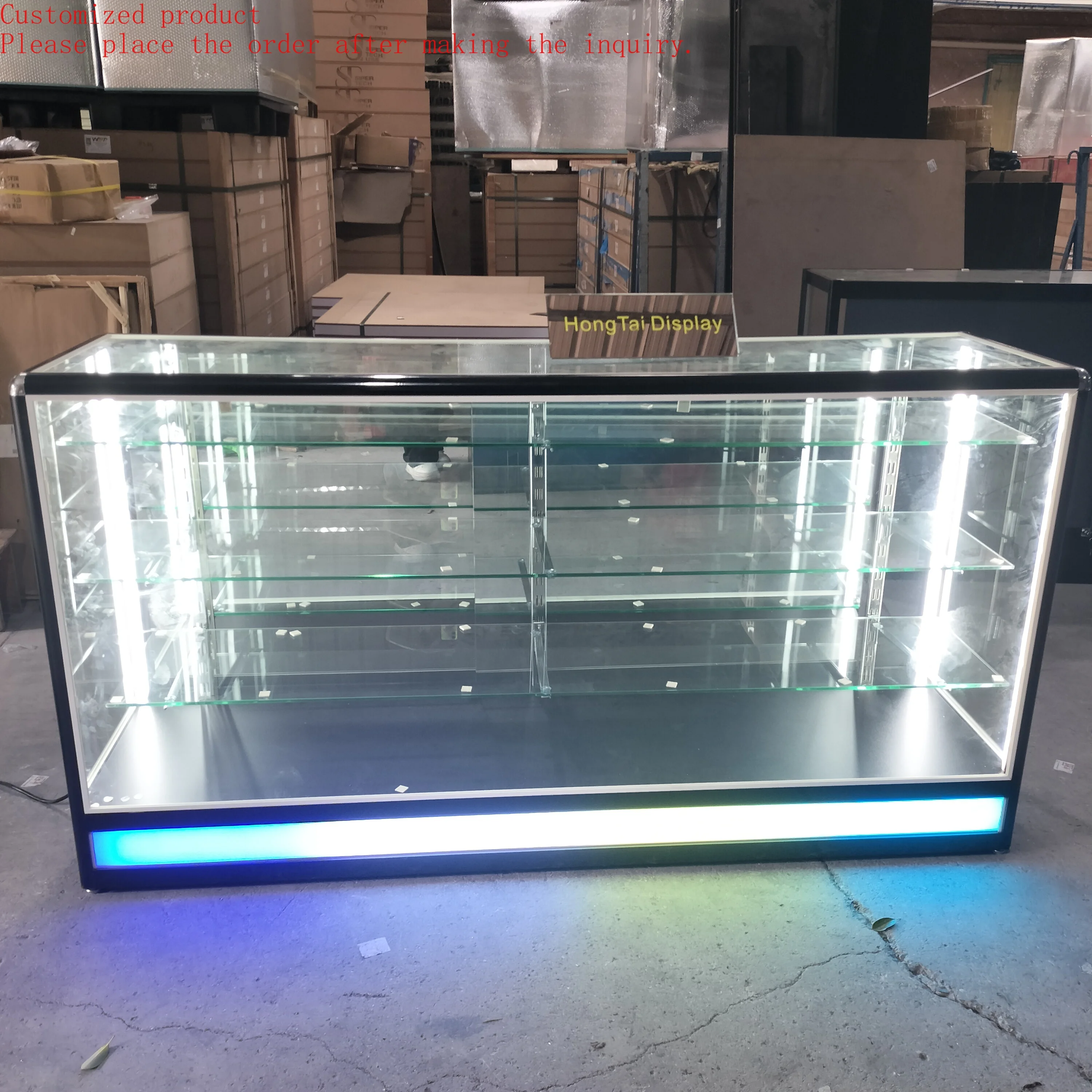 Custom.Colorful Base Shop Led Showcase Extra Vision Display Showcase Retail Store Fitting Display Tobacco Desk Display
Custom.Colorful Base Shop Led Showcase Extra Vision Display Showcase Retail Store Fitting Display Tobacco Desk Display
