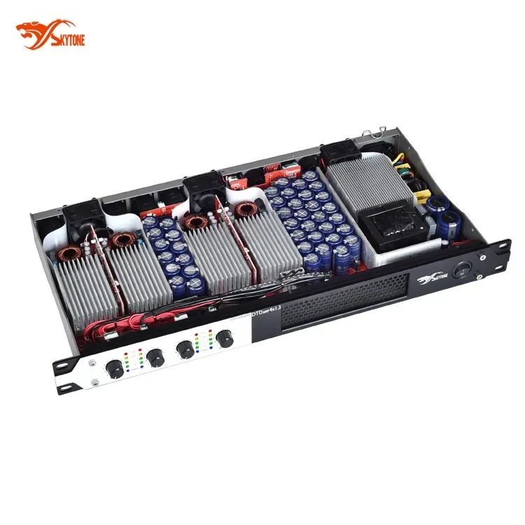 Professional 1000W*4 Power Amp 1U Class d Sound Digital Power Amplifier
Professional 1000W*4 Power Amp 1U Class d Sound Digital Power Amplifier