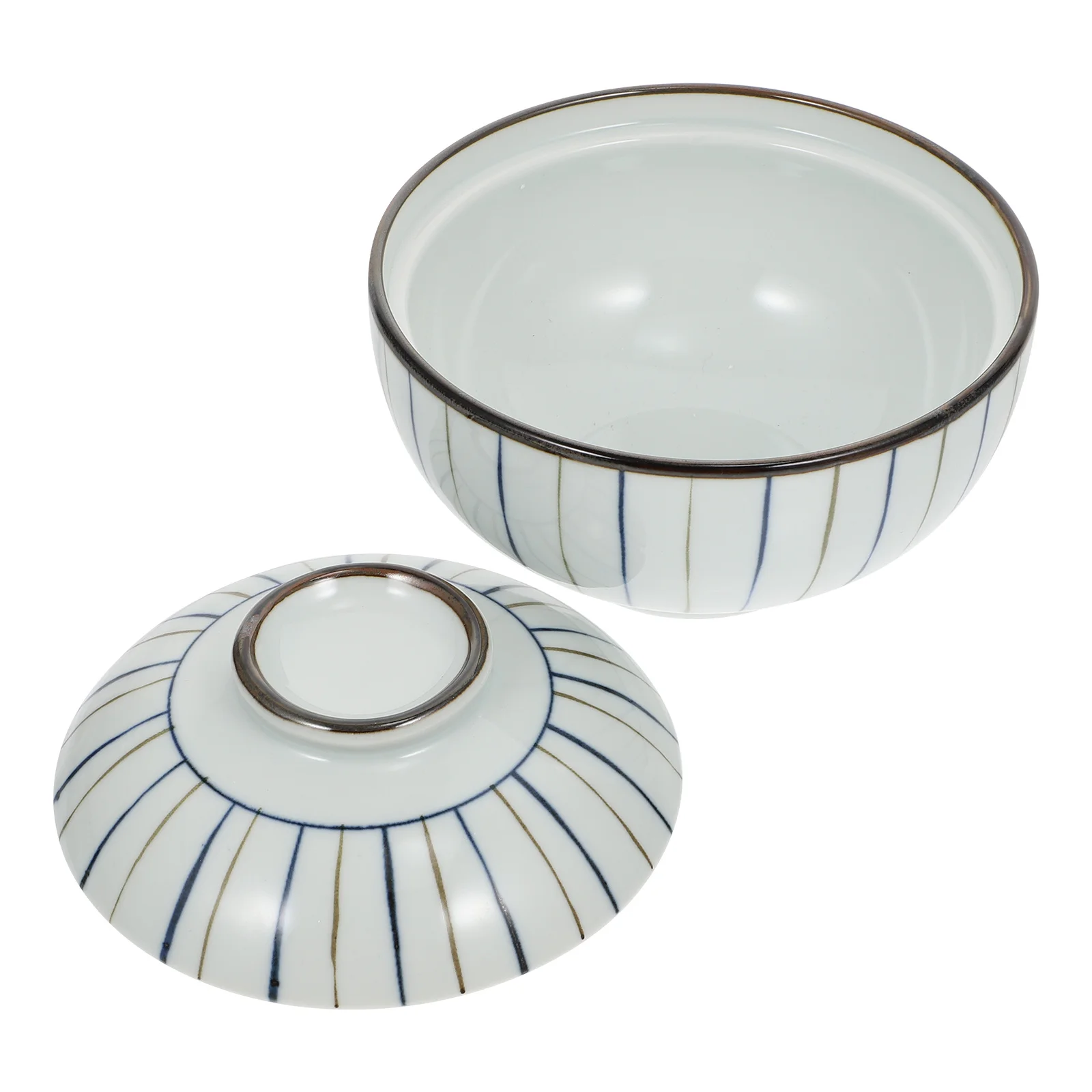 1Pcs Ceramic Covered Bowl Exquisite Tableware Food Serving Soup Rice Noodle Salad for Home Restaurant Use 
1Pcs Ceramic Covered Bowl Exquisite Tableware Food Serving Soup Rice Noodle Salad for Home Restaurant Use