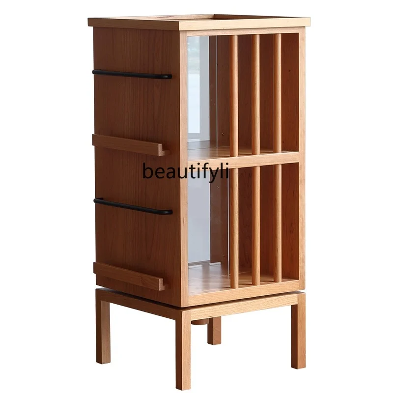 Nordic living room, sofa side magazine display cabinet, log edge storage, bookshelf 360 rotation
Nordic living room, sofa side magazine display cabinet, log edge storage, bookshelf 360 rotation