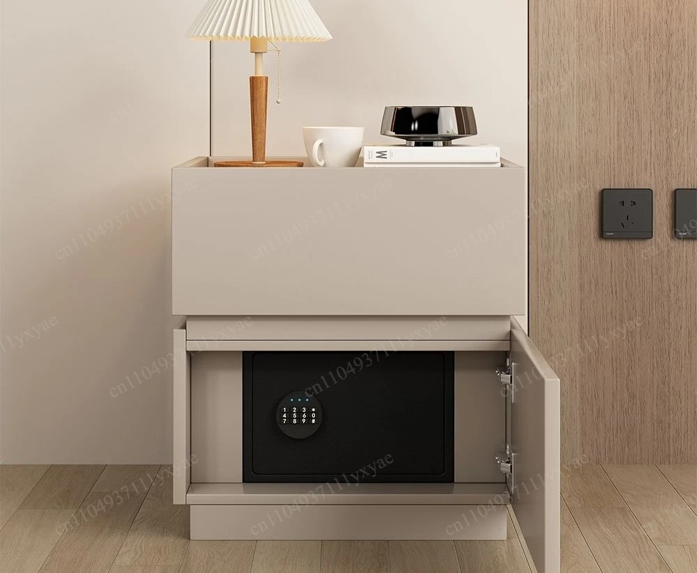 With safe bedside table integrated storage light luxury password lock all solid wood
With safe bedside table integrated storage light luxury password lock all solid wood