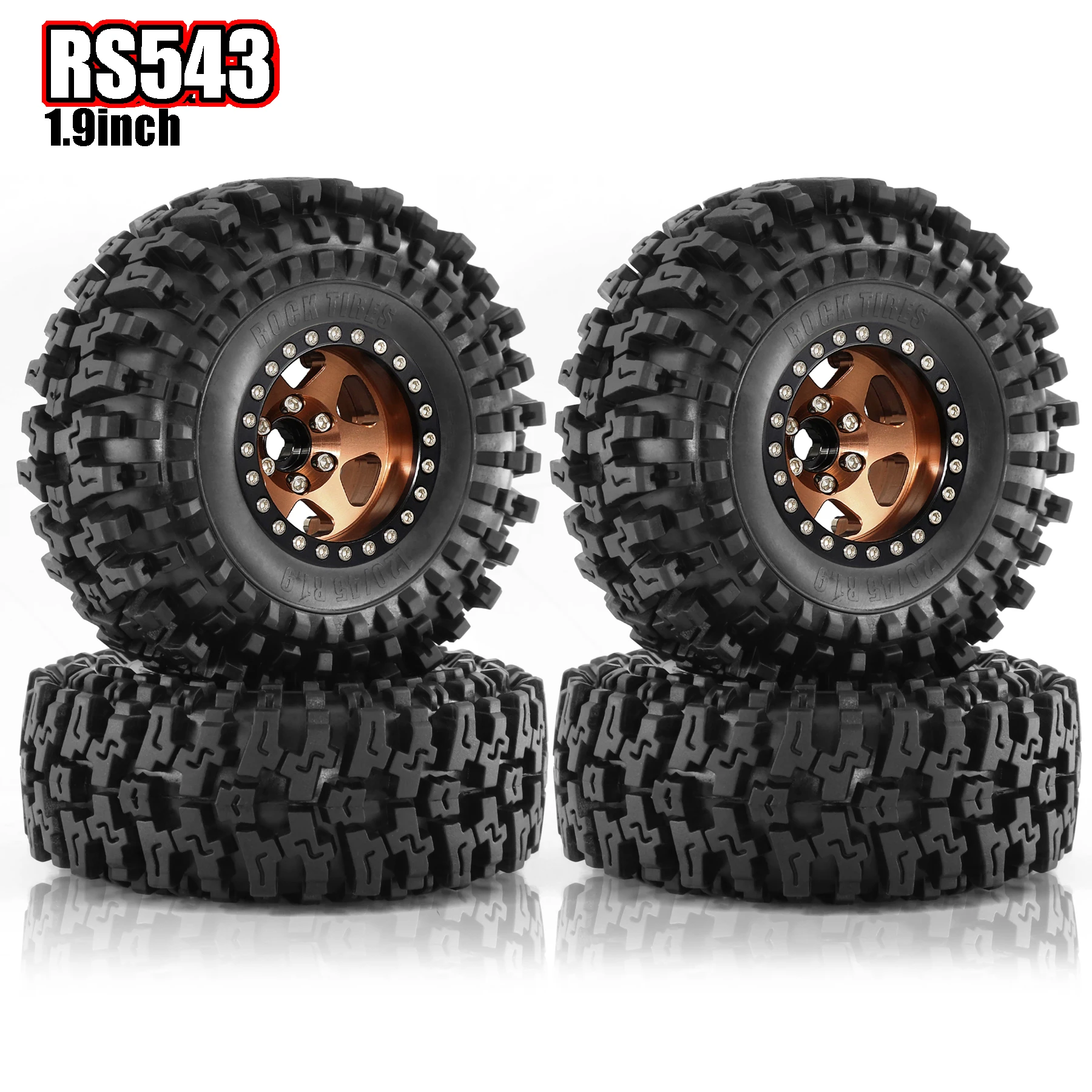 RED SPIDER 4Pcs 1.9 Crawler Tires and Beadlock Wheel Rim for 1/10 RC Crawler Car Axial SCX10 90046 AXI03007 VS4-10 Redcat Gen8
RED SPIDER 4Pcs 1.9 Crawler Tires and Beadlock Wheel Rim for 1/10 RC Crawler Car Axial SCX10 90046 AXI03007 VS4-10 Redcat Gen8
