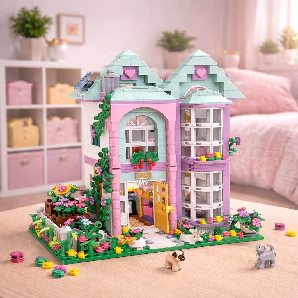 2026 Creative Fairy Tale Flower House Building Blocks Kit MOC Architecture Assembly Bricks Learning Toys Gift for Children
2026 Creative Fairy Tale Flower House Building Blocks Kit MOC Architecture Assembly Bricks Learning Toys Gift for Children