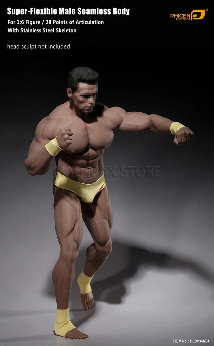 【In Stock】Phicen TBLeague M34 1/6 Headless Steel Bone Muscle Bodybuilding Arnold Male Body Mobile Phone Model Gift Collection
【In Stock】Phicen TBLeague M34 1/6 Headless Steel Bone Muscle Bodybuilding Arnold Male Body Mobile Phone Model Gift Collection