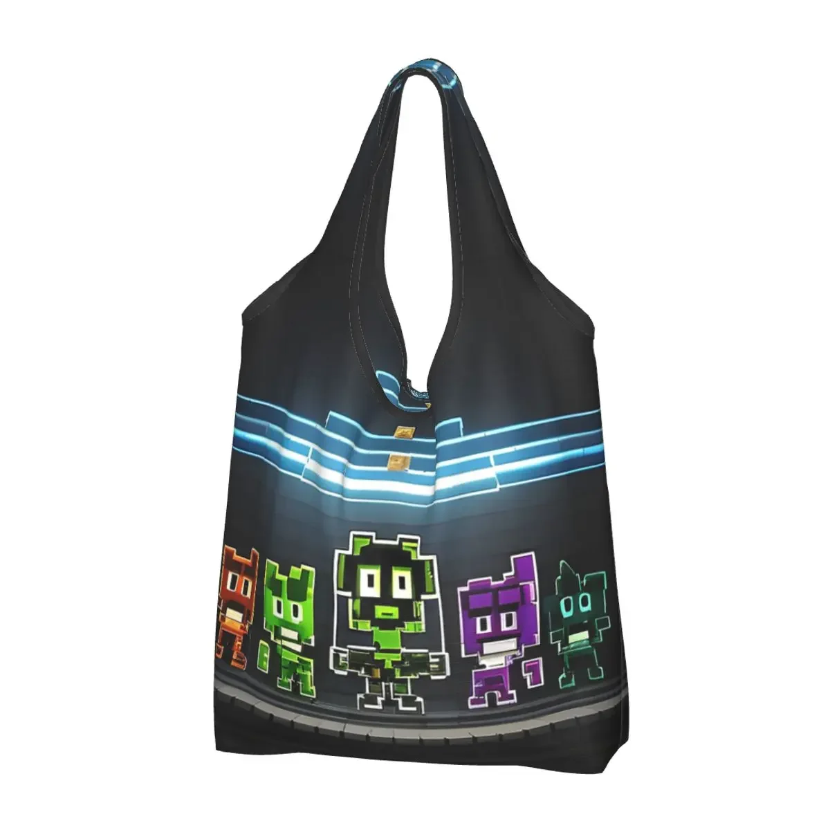 Video Game Geometry Dash Portable Tote Shopping Bags Reusable Shopper Grocery Handbag Shoulder
Video Game Geometry Dash Portable Tote Shopping Bags Reusable Shopper Grocery Handbag Shoulder