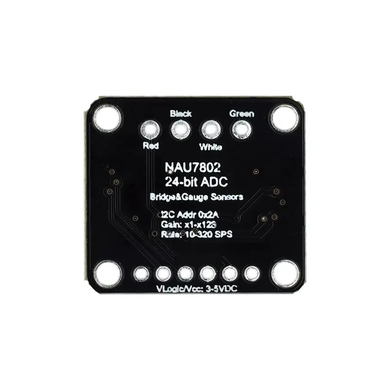 A37T-NAU7802 24-Bit ADC Module Compatible With STEMMA QT/Qwiic For Data Conversion And Pressure Measurement