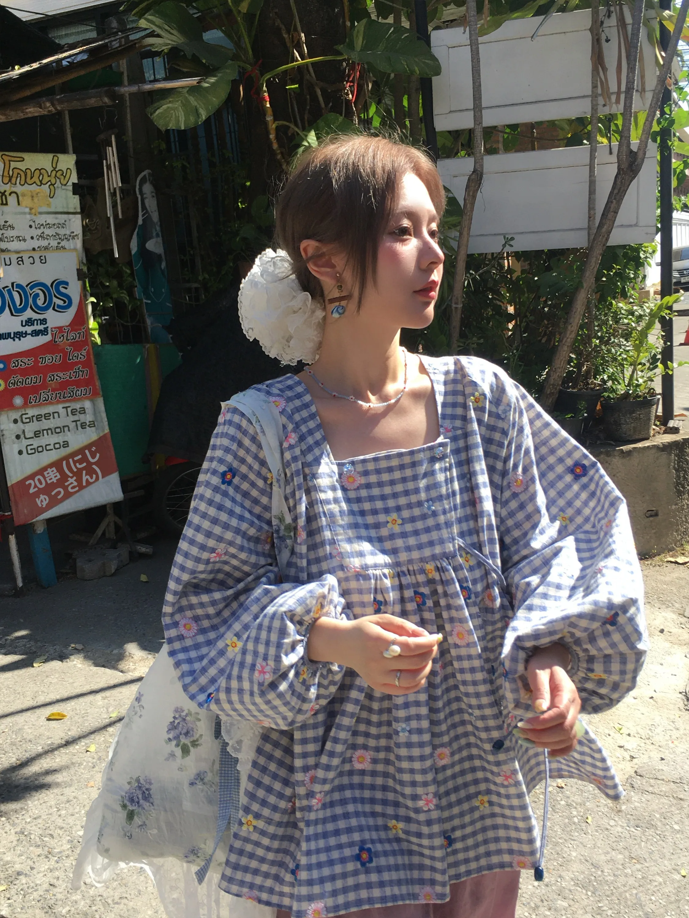 Retro Embroidered Doll irt Square Collar Cotton Blend Long Sve Women's Casual Sle Spring 2026 Breathable Comfortable
Retro Embroidered Doll irt Square Collar Cotton Blend Long Sve Women's Casual Sle Spring 2026 Breathable Comfortable