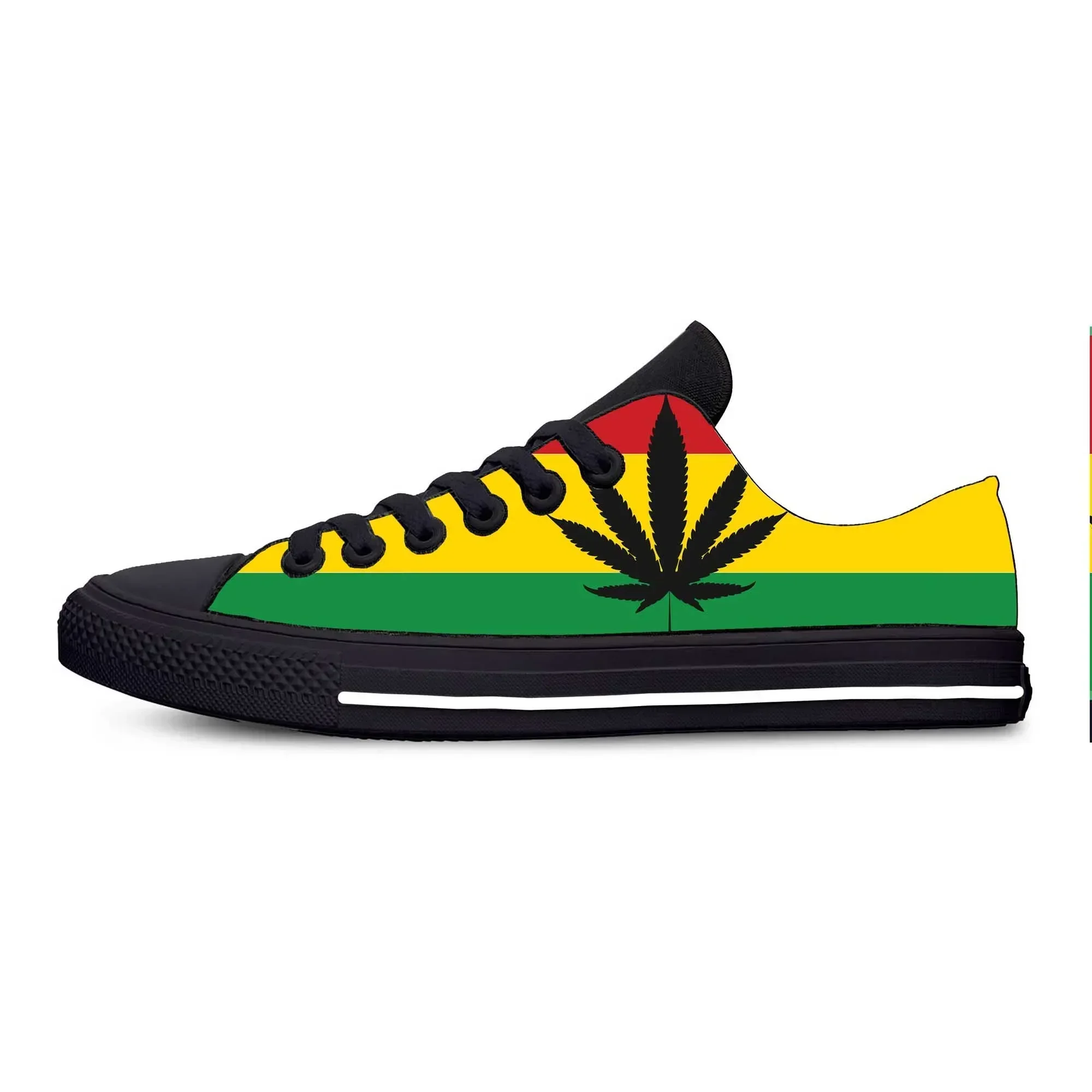 Reggae Rasta Leaf Weed Flag Rastafari Rastafarian Casual Cloth Shoes Low Top Comfortable Breathable 3D Print Men Women Sneakers
Reggae Rasta Leaf Weed Flag Rastafari Rastafarian Casual Cloth Shoes Low Top Comfortable Breathable 3D Print Men Women Sneakers