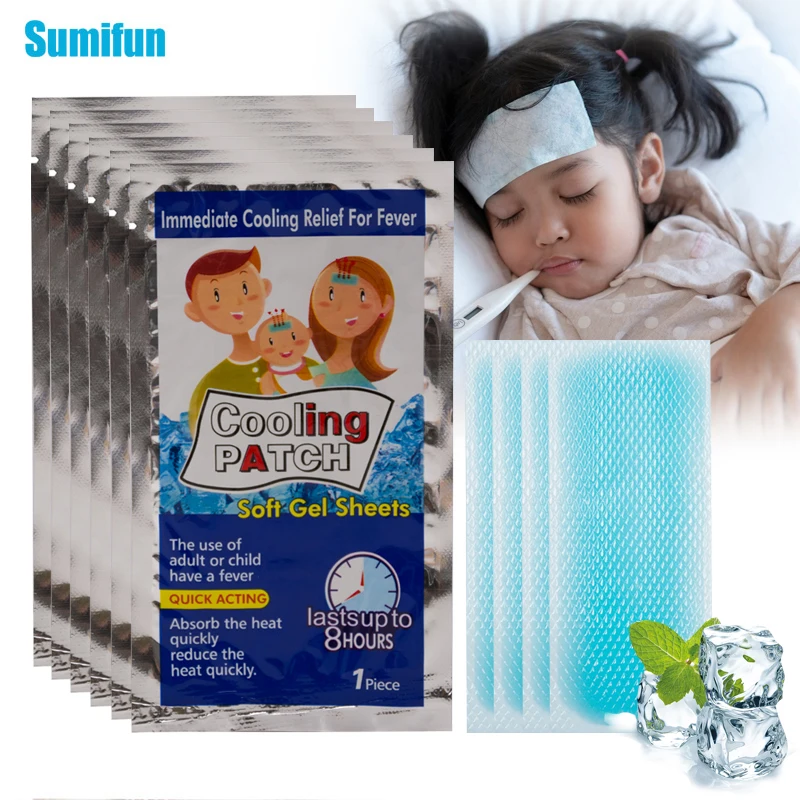 3/5/10Pcs Hot Sale Cooling Patch Baby Fever Down Relieve Headache Heat Stroke Sticker Mint Ice Gel Body Fatigue Health Care Pad
3/5/10Pcs Hot Sale Cooling Patch Baby Fever Down Relieve Headache Heat Stroke Sticker Mint Ice Gel Body Fatigue Health Care Pad