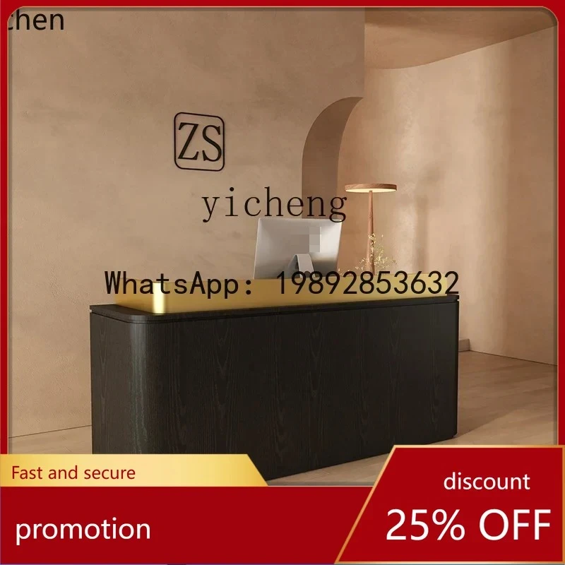 HT Commercial front desk checkout page table Company Small reception desk Bar counter table
HT Commercial front desk checkout page table Company Small reception desk Bar counter table