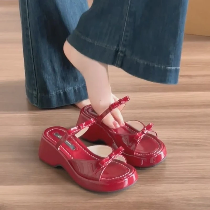 Summer Fashion Platform Wedges Heel Women Slippers Casual Open Toe Dress Street Style Slides Ladies Outdoor Beach Sandalias
Summer Fashion Platform Wedges Heel Women Slippers Casual Open Toe Dress Street Style Slides Ladies Outdoor Beach Sandalias