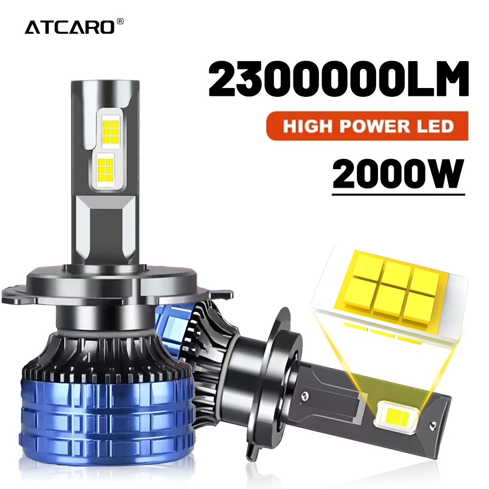 2000 Вт H4 Светодиодный светильник 6000K HB3 HB4 9005 9006 H1 H7 H8 H9 H11 Светодиодная лампа Canbus CSP 7750 Мощность автомобильной фары 2300000 ЛМ 12В 24В
2000 Вт H4 Светодиодный светильник 6000K HB3 HB4 9005 9006 H1 H7 H8 H9 H11 Светодиодная лампа Canbus CSP 7750 Мощность автомобильной фары 2300000 ЛМ 12В 24В
