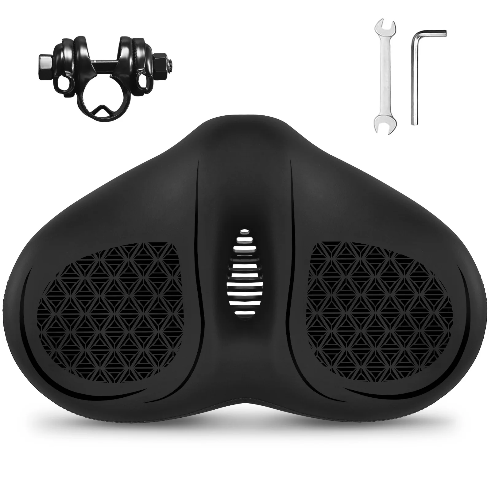 Bucklos Bicycle Saddle Ergonomic Wide Thickened Shock Absorption Short Nose Non Slip Mountain Bike Spin Bike Cushion
Bucklos Bicycle Saddle Ergonomic Wide Thickened Shock Absorption Short Nose Non Slip Mountain Bike Spin Bike Cushion