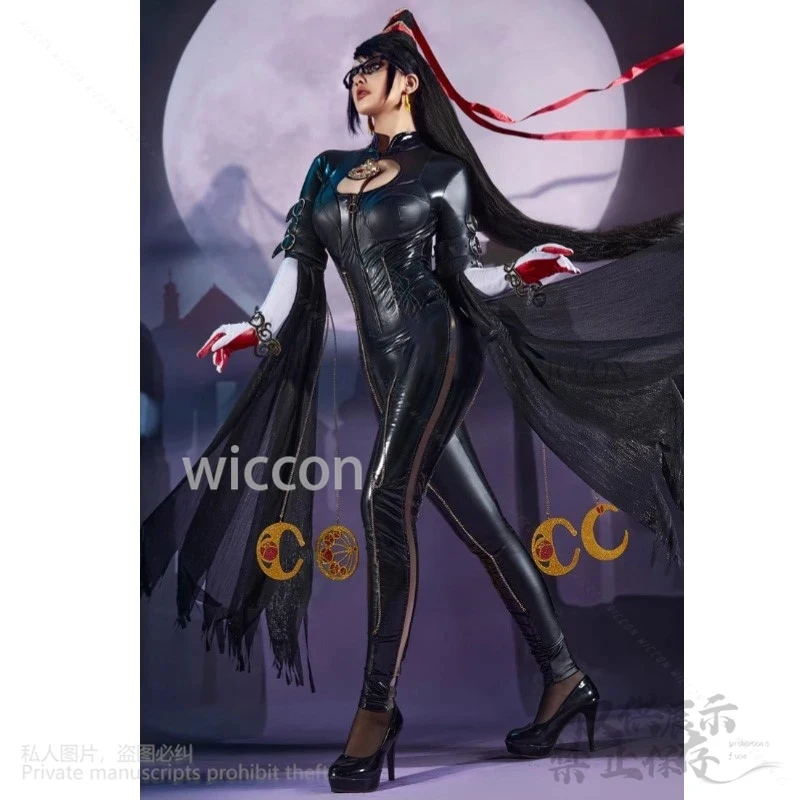 CyGame Bayonettaa Cosplay Anime Costume Backless Full Body Suit Sexy Black Gothic Jumpsuit Halloween Roleplay Jirai Kei Punk Dom
CyGame Bayonettaa Cosplay Anime Costume Backless Full Body Suit Sexy Black Gothic Jumpsuit Halloween Roleplay Jirai Kei Punk Dom