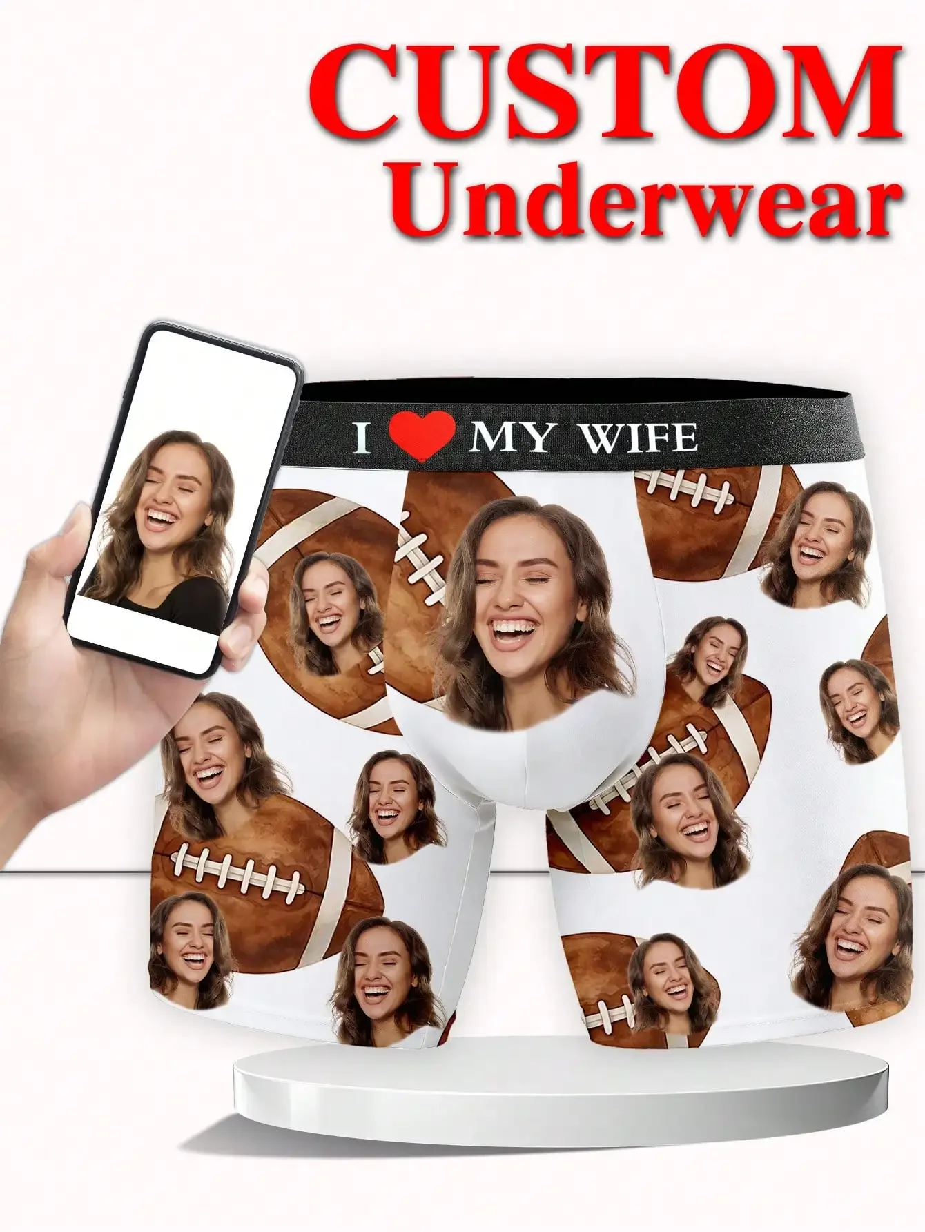 Custom Photo Print Boxer Briefs For Men With American Football Design
Custom Photo Print Boxer Briefs For Men With American Football Design