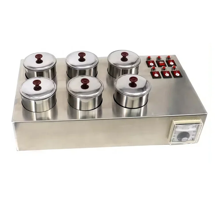 Factory Price Optical Equipment Stainless Steel 6 Pots Lens Tinting Bath Machine
Factory Price Optical Equipment Stainless Steel 6 Pots Lens Tinting Bath Machine