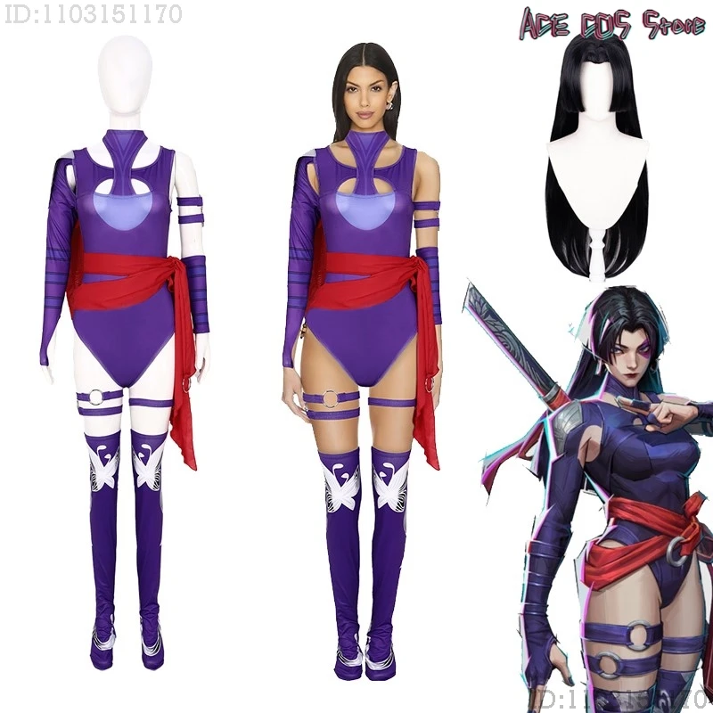 MR Rivals Psylocke Vengeance Косплей Sai 래ği Костюм Парик Игровая Одежда Униформа Хэллоуин Сексуальный Косплей Вечеринка Женский Фиолетовый Костюм
MR Rivals Psylocke Vengeance Косплей Sai 래ği Костюм Парик Игровая Одежда Униформа Хэллоуин Сексуальный Косплей Вечеринка Женский Фиолетовый Костюм