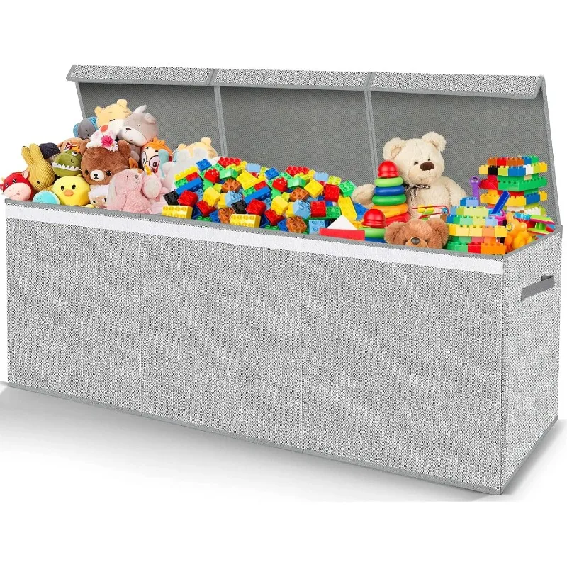 Extra Large Toy Box for Girls Boys - Collapsible Kids Toy Chest Boxes Organizers and Storage for Livingroom,Playroom
Extra Large Toy Box for Girls Boys - Collapsible Kids Toy Chest Boxes Organizers and Storage for Livingroom,Playroom