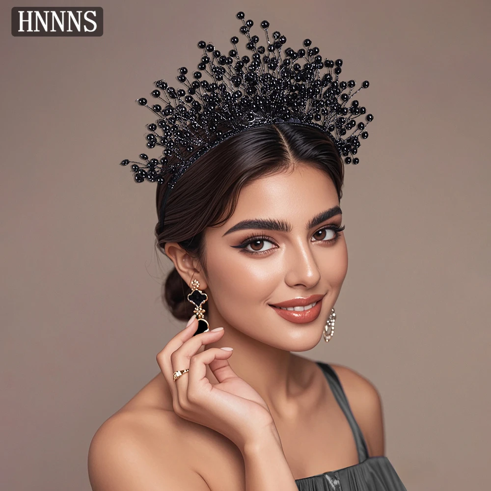 HNNNS Handmade Pearl Crown Bride Wedding Atmosphere Hair Band Crystal Hair Tiara Birthday Hair Jewelry Bridal Headpiece A297
HNNNS Handmade Pearl Crown Bride Wedding Atmosphere Hair Band Crystal Hair Tiara Birthday Hair Jewelry Bridal Headpiece A297