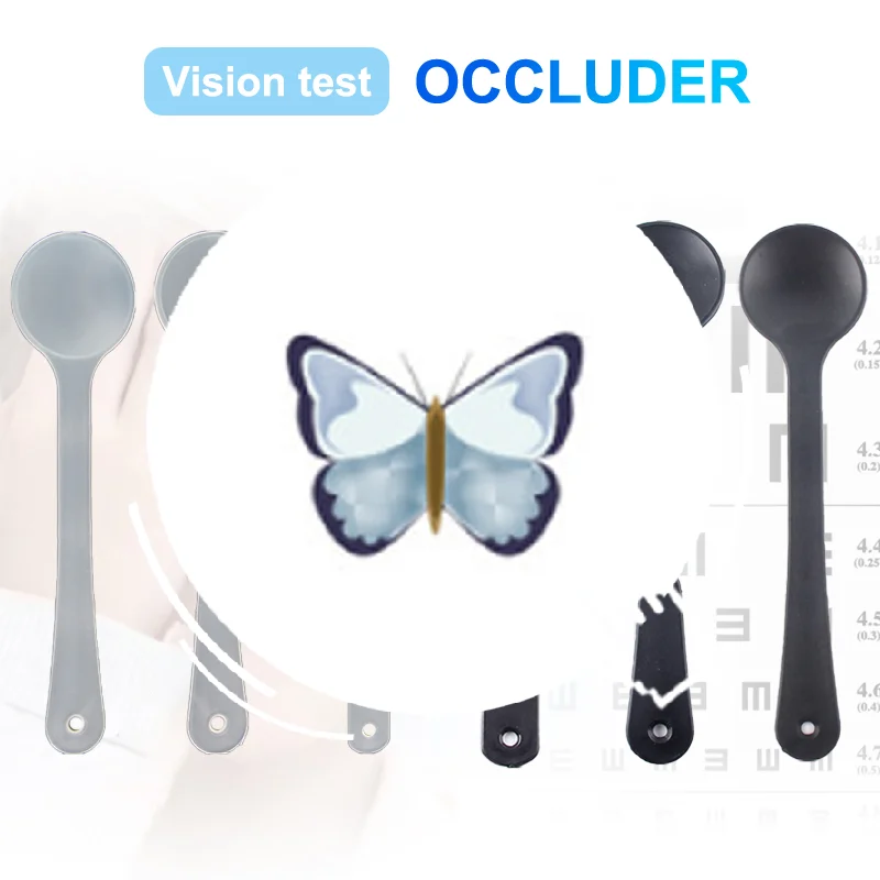 1PCS Eye Occluder Professional Frosted Transparent/Black Handheld Optometry Tool Eye Occluder Block Plate For Vision Test
1PCS Eye Occluder Professional Frosted Transparent/Black Handheld Optometry Tool Eye Occluder Block Plate For Vision Test