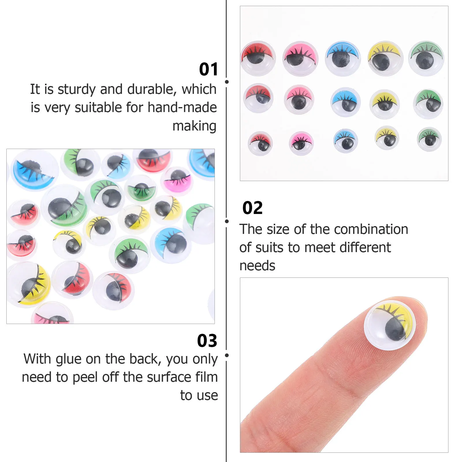 2pcs 2 Bags Eye Stickers For Diy Supplies Simulation Animal Eyeball Decals Cartoon Diy Accessories Accessories
2pcs 2 Bags Eye Stickers For Diy Supplies Simulation Animal Eyeball Decals Cartoon Diy Accessories Accessories