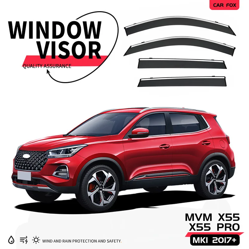 Для MVM X55/X55 Pro 2017+ автомобильный оконный козырек, тент, навесы, лобовое стекло, боковое окно, дождевик, солнцезащитный козырек, автоаксессуары, Стайлинг автомобиля
Для MVM X55/X55 Pro 2017+ автомобильный оконный козырек, тент, навесы, лобовое стекло, боковое окно, дождевик, солнцезащитный козырек, автоаксессуары, Стайлинг автомобиля