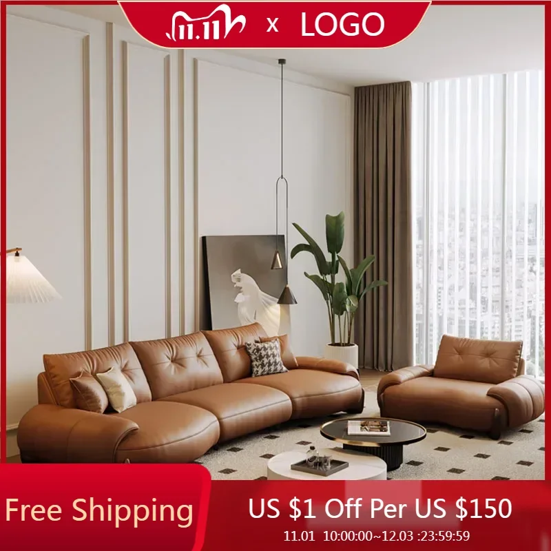 Modular Simple Modern Sofa Leather Brown Cute Recliner Living Room Sofa Lounge Children Italiano Salon Meuble Bedroom Furniture
Modular Simple Modern Sofa Leather Brown Cute Recliner Living Room Sofa Lounge Children Italiano Salon Meuble Bedroom Furniture