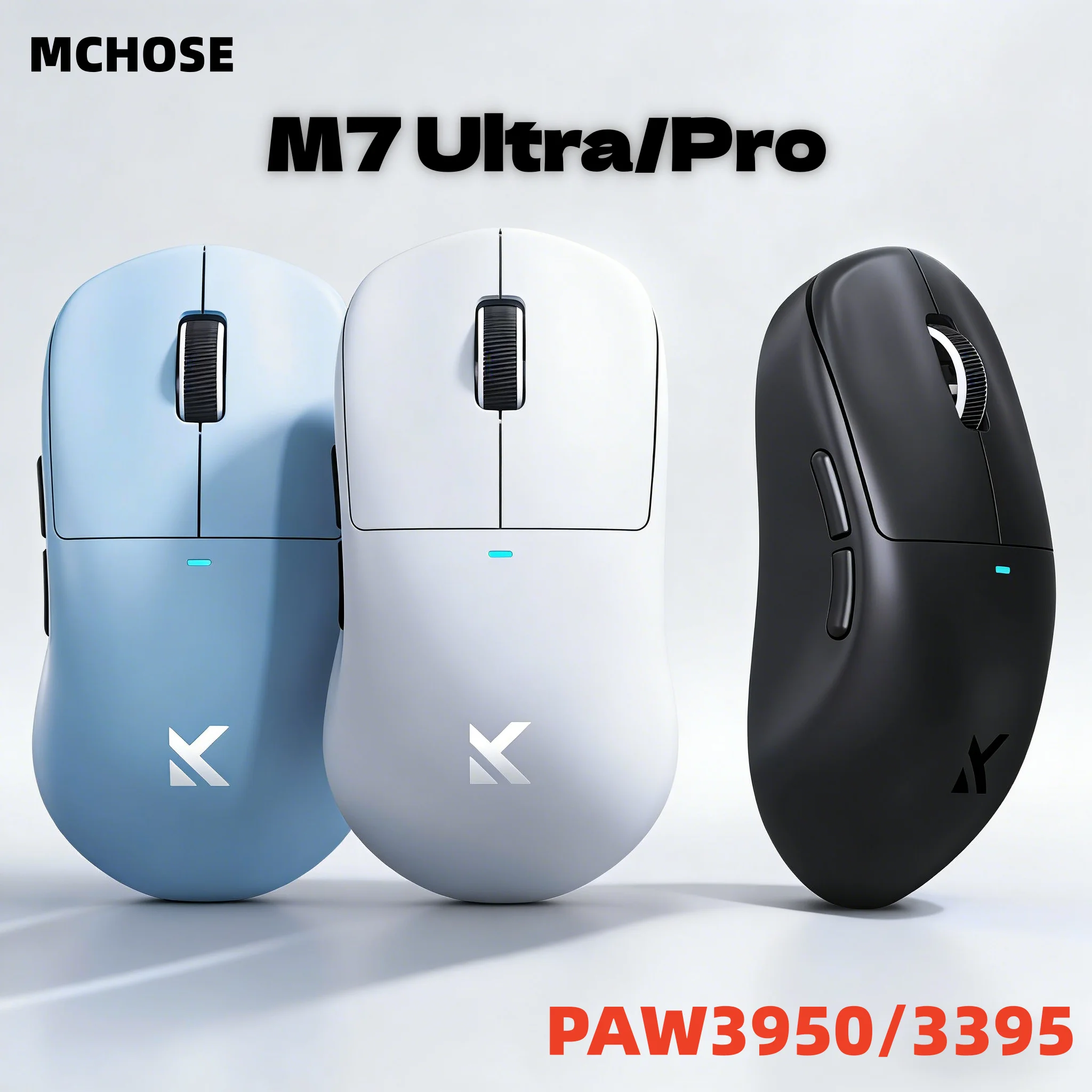 MCHOSE M7 Ultra/Pro PAW3950/PAW3395 Dual 8K Polling Rate 42000 DPI MouseWireless Gaming Mouse Large-Sized 53g Lightweight Office
MCHOSE M7 Ultra/Pro PAW3950/PAW3395 Dual 8K Polling Rate 42000 DPI MouseWireless Gaming Mouse Large-Sized 53g Lightweight Office