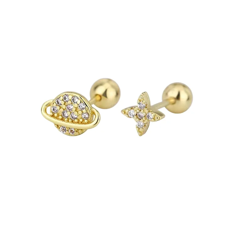 *Shiny Rhinestones Star Planet Tragus Stud Earrings for Women Golden Zircon Heart earrings Geometry Asymmetric Jewelry Gift
*Shiny Rhinestones Star Planet Tragus Stud Earrings for Women Golden Zircon Heart earrings Geometry Asymmetric Jewelry Gift