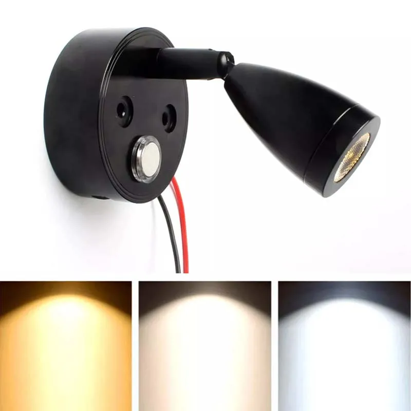 12V RV Yacht Reading Lamp LED Interior Spot Reading Light Touch Switch Dimmable Lamp USB Charge Car Accessories
12V RV Yacht Reading Lamp LED Interior Spot Reading Light Touch Switch Dimmable Lamp USB Charge Car Accessories