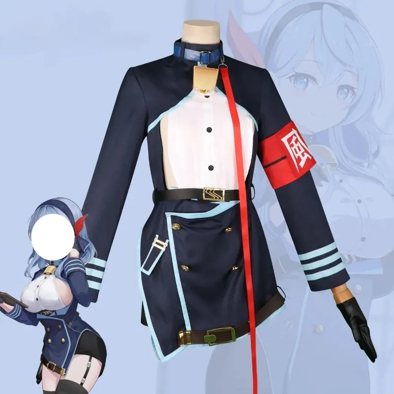 Game Amau Ako Cosplay Blue Costume Archive Sexy Shirt Coat Pants Uniform Wig Full Set for Women Girls Halloween Carnival Party
Game Amau Ako Cosplay Blue Costume Archive Sexy Shirt Coat Pants Uniform Wig Full Set for Women Girls Halloween Carnival Party