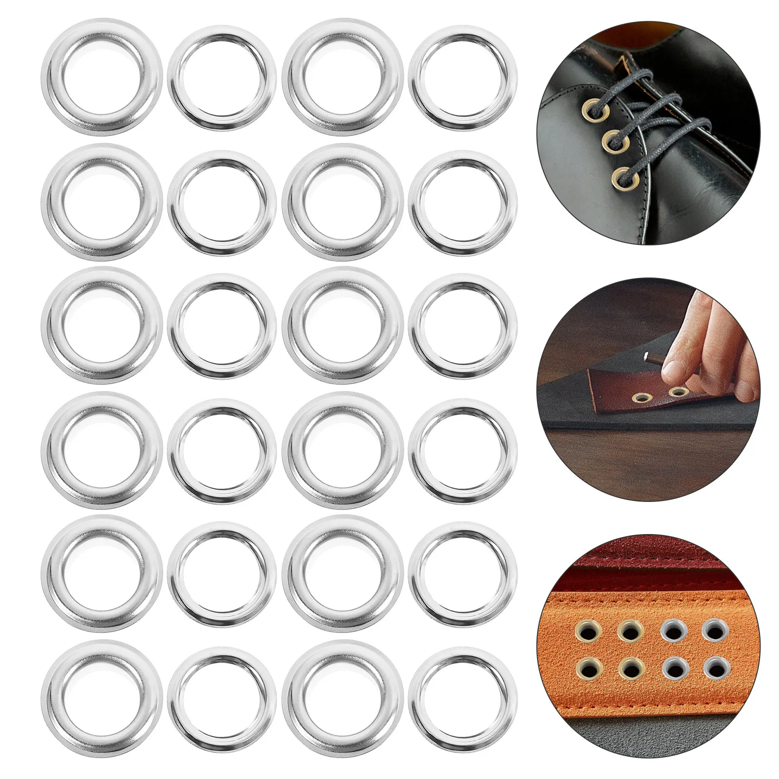 200Pcs Smooth Surface Alloy Grommets 12Mm Hollow Rivet Eyelets for Tents Tarps Drapes Bags Upholstery DIY Grommet Repair Kit
200Pcs Smooth Surface Alloy Grommets 12Mm Hollow Rivet Eyelets for Tents Tarps Drapes Bags Upholstery DIY Grommet Repair Kit