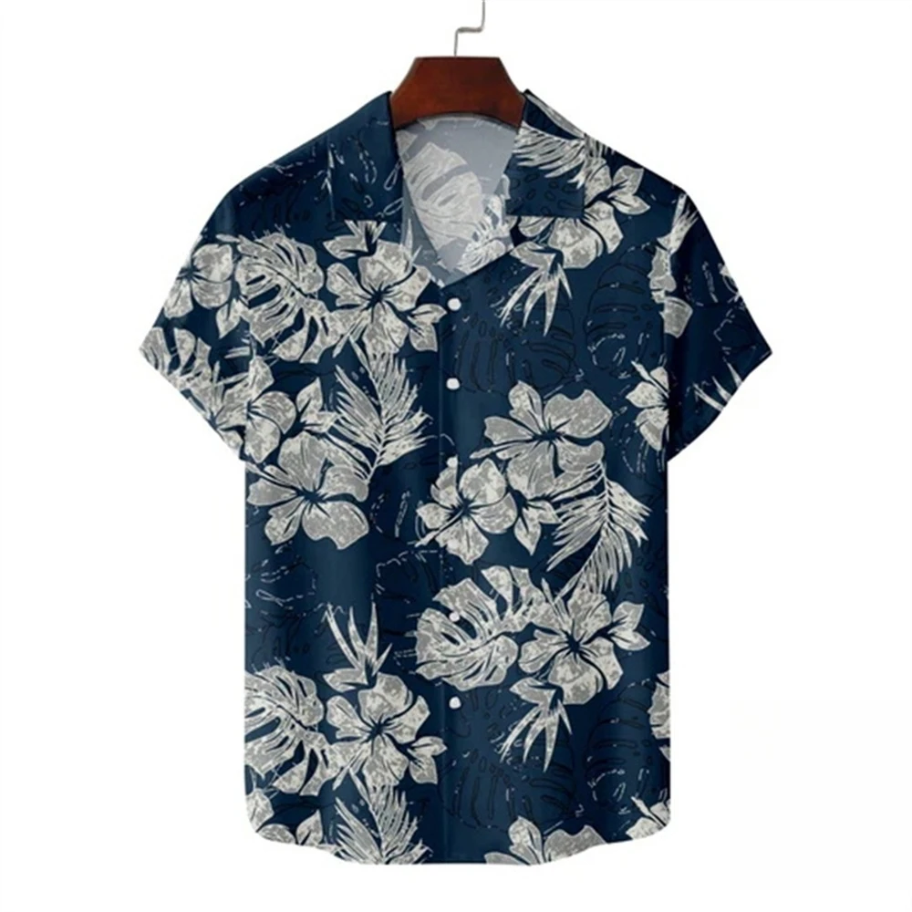 Summer Men's Flower 3D Print Hawaiian Shirts Casual Vacation Short Sleeved Shirts Fashion Shirts for Man Beach Oversized Shirt
Summer Men's Flower 3D Print Hawaiian Shirts Casual Vacation Short Sleeved Shirts Fashion Shirts for Man Beach Oversized Shirt