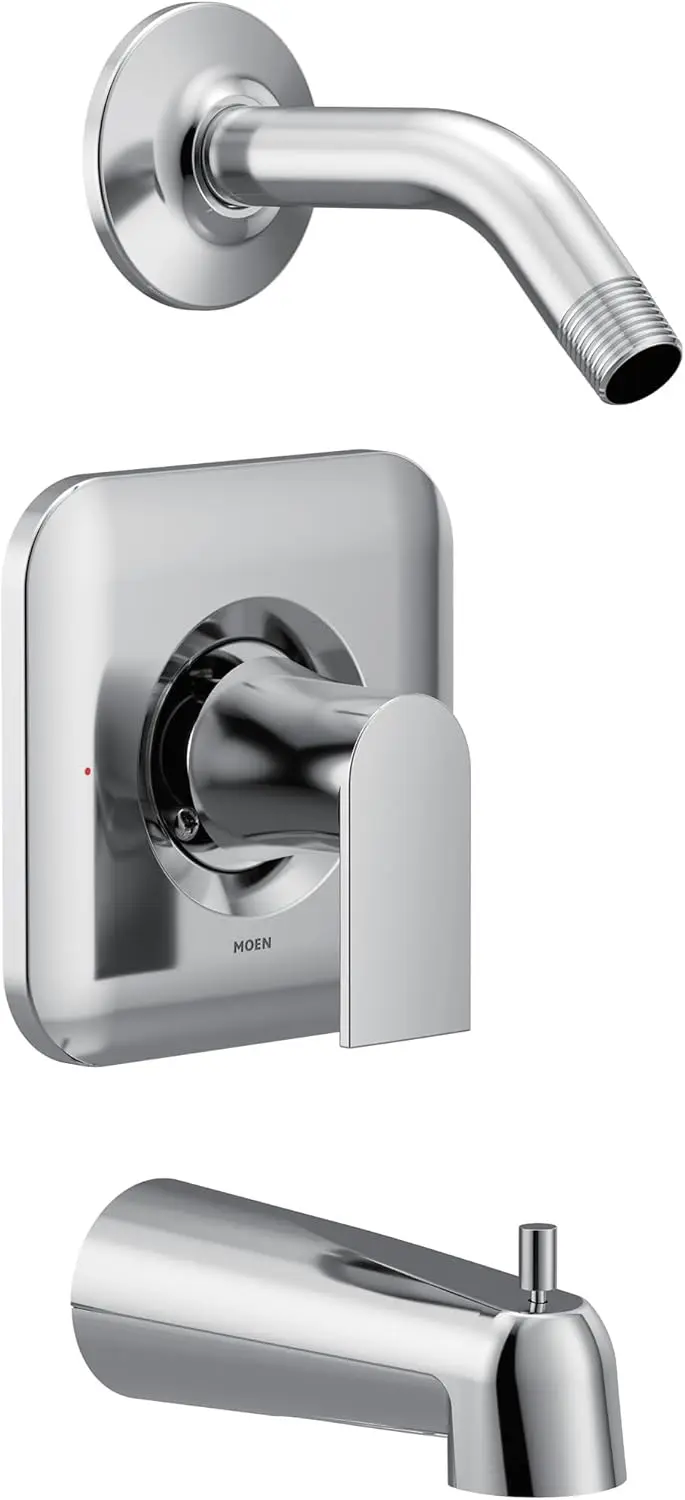 One-Handle Tub/Shower Trim Valve Kit, Chrome Finish, Pressure Balance, No Showerhead
One-Handle Tub/Shower Trim Valve Kit, Chrome Finish, Pressure Balance, No Showerhead