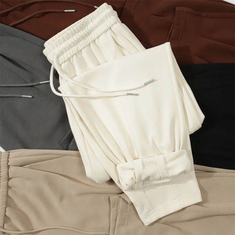 Spring and summer new double-sided pure cotton straight leg casual pants, loose and slim fit, cropped pants
Spring and summer new double-sided pure cotton straight leg casual pants, loose and slim fit, cropped pants
