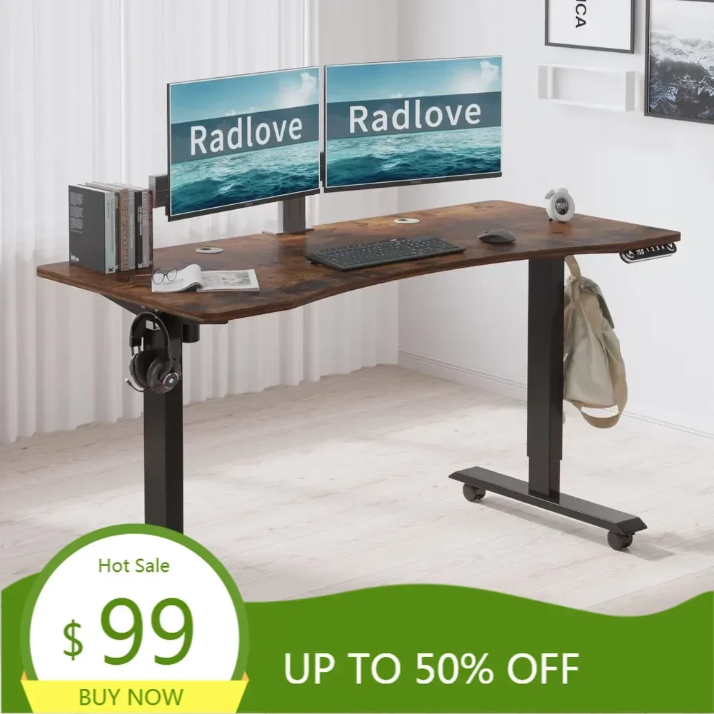 Стол с регулируемой высотой: эргономичный стоячий стол для домашнего офиса с модульной рабочей поверхностью и местом для хранения под столом.
Стол с регулируемой высотой: эргономичный стоячий стол для домашнего офиса с модульной рабочей поверхностью и местом для хранения под столом.